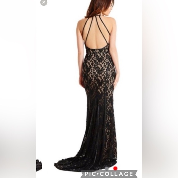 Marciano Black Lace Maxi Dress - Picture 1 of 11